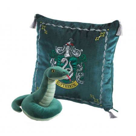 Harry Potter House Mascot Cushion with Plush figúrka Slytherin